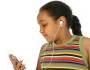 girl listening to music